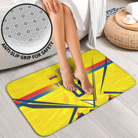Personalized Ecuador Football Bathroom Set Dynamic Line Soccer Graphic Flag Colors