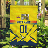 Personalized Ecuador Football Garden Flag Dynamic Line Soccer Graphic Flag Colors