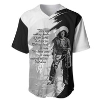 Nat Love Baseball Jersey Deadwood Dick Legendary Black Cowboy - Famous Outlaw Quote