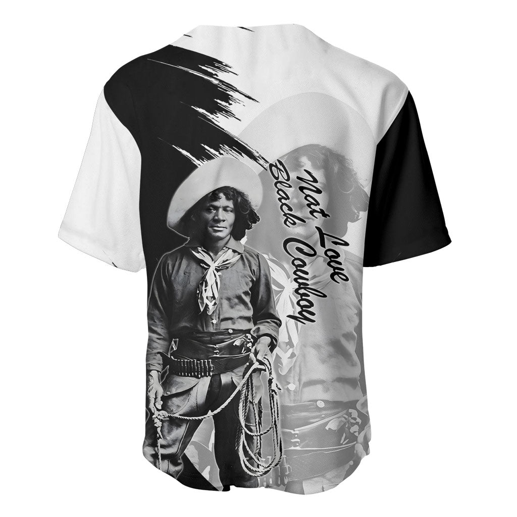 Nat Love Baseball Jersey Deadwood Dick Legendary Black Cowboy - Famous Outlaw Quote