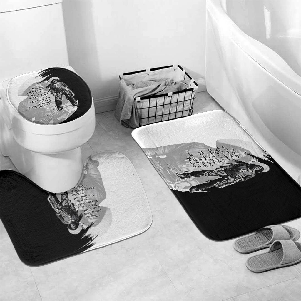 Nat Love Bathroom Set Deadwood Dick Legendary Black Cowboy - Famous Outlaw Quote