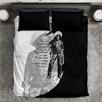Nat Love Bedding Set Deadwood Dick Legendary Black Cowboy - Famous Outlaw Quote