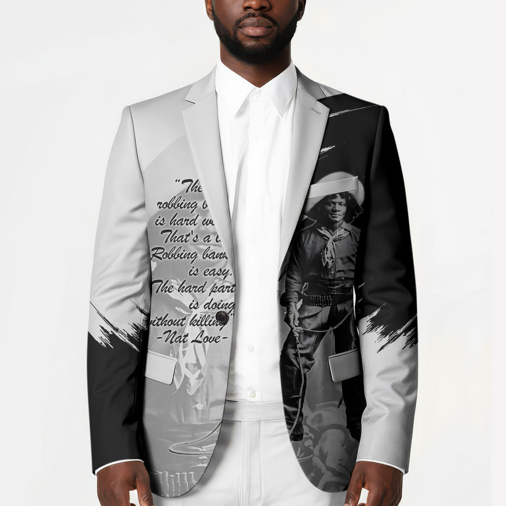 Nat Love Blazer Deadwood Dick Legendary Black Cowboy - Famous Outlaw Quote