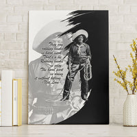 Nat Love Canvas Wall Art Deadwood Dick Legendary Black Cowboy - Famous Outlaw Quote
