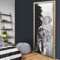 Nat Love Door Cover Deadwood Dick Legendary Black Cowboy - Famous Outlaw Quote