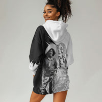 Nat Love Hoodie Dress Deadwood Dick Legendary Black Cowboy - Famous Outlaw Quote
