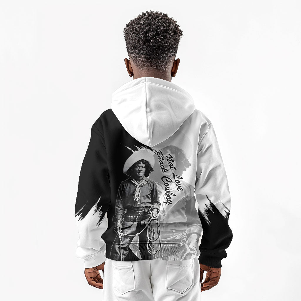 Nat Love Kid Hoodie Deadwood Dick Legendary Black Cowboy - Famous Outlaw Quote