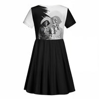 Nat Love Kid Short Sleeve Dress Deadwood Dick Legendary Black Cowboy - Famous Outlaw Quote