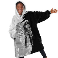 Nat Love Kid Wearable Blanket Hoodie Deadwood Dick Legendary Black Cowboy - Famous Outlaw Quote