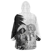 Nat Love Kid Wearable Blanket Hoodie Deadwood Dick Legendary Black Cowboy - Famous Outlaw Quote