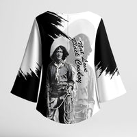 Nat Love Kimono Sleeve Blouse Deadwood Dick Legendary Black Cowboy - Famous Outlaw Quote