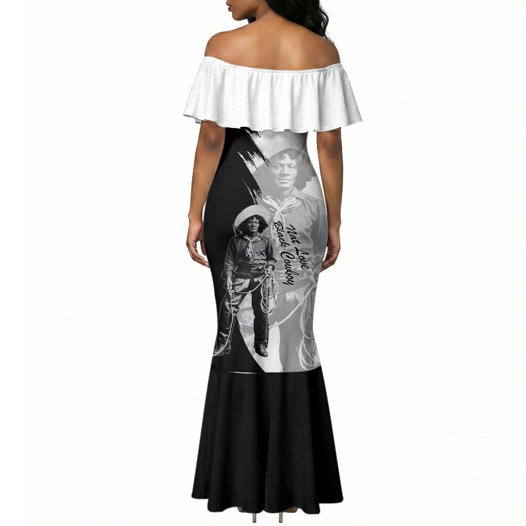 Nat Love Mermaid Dress Deadwood Dick Legendary Black Cowboy - Famous Outlaw Quote