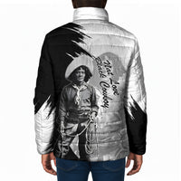 Nat Love Padded Jacket Deadwood Dick Legendary Black Cowboy - Famous Outlaw Quote