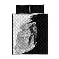 Nat Love Quilt Bed Set Deadwood Dick Legendary Black Cowboy - Famous Outlaw Quote