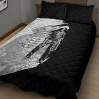Nat Love Quilt Bed Set Deadwood Dick Legendary Black Cowboy - Famous Outlaw Quote