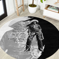 Nat Love Round Carpet Deadwood Dick Legendary Black Cowboy - Famous Outlaw Quote
