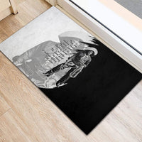 Nat Love Rubber Doormat Deadwood Dick Legendary Black Cowboy - Famous Outlaw Quote