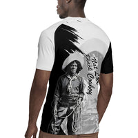 Nat Love Rugby Jersey Deadwood Dick Legendary Black Cowboy - Famous Outlaw Quote