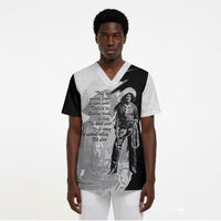 Nat Love Scrub Top Deadwood Dick Legendary Black Cowboy - Famous Outlaw Quote
