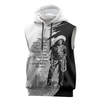 Nat Love Sleeveless Hoodie Deadwood Dick Legendary Black Cowboy - Famous Outlaw Quote