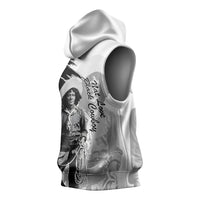 Nat Love Sleeveless Hoodie Deadwood Dick Legendary Black Cowboy - Famous Outlaw Quote