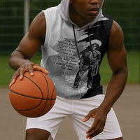 Nat Love Sleeveless Hoodie Deadwood Dick Legendary Black Cowboy - Famous Outlaw Quote