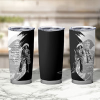 Nat Love Tumbler Cup Deadwood Dick Legendary Black Cowboy - Famous Outlaw Quote