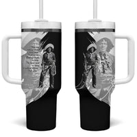 Nat Love Tumbler With Handle Deadwood Dick Legendary Black Cowboy - Famous Outlaw Quote