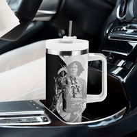 Nat Love Tumbler With Handle Deadwood Dick Legendary Black Cowboy - Famous Outlaw Quote