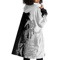 Nat Love Wearable Blanket Hoodie Deadwood Dick Legendary Black Cowboy - Famous Outlaw Quote