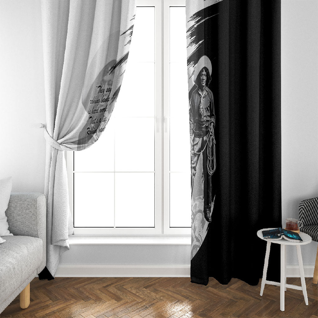 Nat Love Window Curtain Deadwood Dick Legendary Black Cowboy - Famous Outlaw Quote