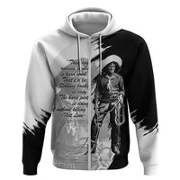 Nat Love Zip Hoodie Deadwood Dick Legendary Black Cowboy - Famous Outlaw Quote