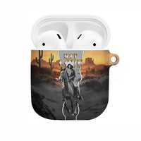 Nat Love Deadwood Dick Legendary Black Cowboy AirPods Case Western Frontier Style With Native Southwest Pattern