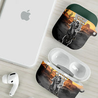 Nat Love Deadwood Dick Legendary Black Cowboy AirPods Case Western Frontier Style With Native Southwest Pattern