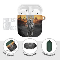 Nat Love Deadwood Dick Legendary Black Cowboy AirPods Case Western Frontier Style With Native Southwest Pattern