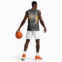 Nat Love Deadwood Dick Legendary Black Cowboy Basketball Jersey Western Frontier Style With Native Southwest Pattern