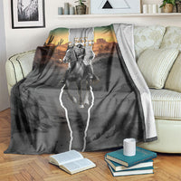Nat Love Deadwood Dick Legendary Black Cowboy Blanket Western Frontier Style With Native Southwest Pattern