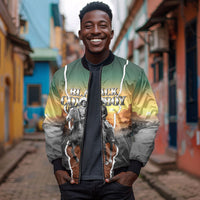 Nat Love Deadwood Dick Legendary Black Cowboy Bomber Jacket Western Frontier Style With Native Southwest Pattern
