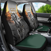 Nat Love Deadwood Dick Legendary Black Cowboy Car Seat Cover Western Frontier Style With Native Southwest Pattern
