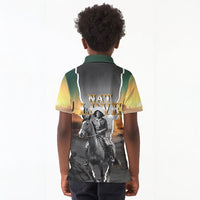 Nat Love Deadwood Dick Legendary Black Cowboy Kid Polo Shirt Western Frontier Style With Native Southwest Pattern