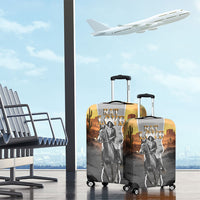 Nat Love Deadwood Dick Legendary Black Cowboy Luggage Cover Western Frontier Style With Native Southwest Pattern