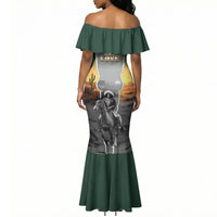 Nat Love Deadwood Dick Legendary Black Cowboy Mermaid Dress Western Frontier Style With Native Southwest Pattern