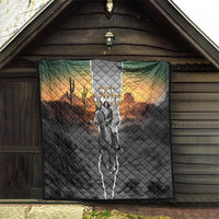 Nat Love Deadwood Dick Legendary Black Cowboy Quilt Western Frontier Style With Native Southwest Pattern