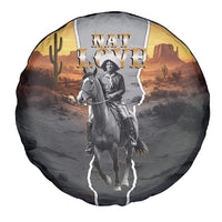Nat Love Deadwood Dick Legendary Black Cowboy Spare Tire Cover Western Frontier Style With Native Southwest Pattern