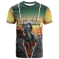 Nat Love Deadwood Dick Legendary Black Cowboy T shirt Western Frontier Style With Native Southwest Pattern
