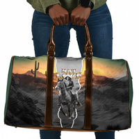 Nat Love Deadwood Dick Legendary Black Cowboy Travel Bag Western Frontier Style With Native Southwest Pattern