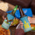 Mongolia 4 in 1 Can Cooler Tumbler with Eagle Map Eternal Blue Sky Steppe Spirit