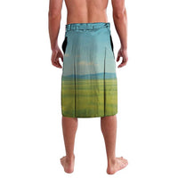 Mongolia Lavalava with Eagle Map Eternal Blue Sky Steppe Spirit