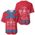 Mongolia Baseball Jersey with Soyombo Dragon Sun Red Blue Tradition Spirit