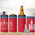 Mongolia 4 in 1 Can Cooler Tumbler with Soyombo Dragon Sun Red Blue Tradition Spirit